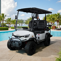 Voiture de golf électrique DC-H-F2+2, nouvelle production, chariot de golf surélevé pour la chasse, 4 places, buggy de golf personnalisé