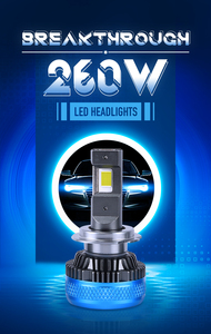 Xenplus F130 H7 LED 2023, Nuevo, 260W, 4575 Chips, 12V, Sistema de Iluminación Automotriz, H1 H3 H4 H7 H11 9005 9006 LED - Product Image 2