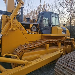 Бульдозер CAT Komatsu 155A б/у на продажу, двигатель CAT, насос, коробка передач – низкая цена, отличная производительность, объем отработанной земли 10 м³, основные компоненты в комплекте - Product Image 1