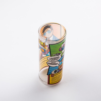 Fournisseurs de tubes en plastique acétate transparent imprimés sur mesure en gros, emballage cylindrique transparent