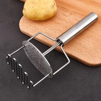 Beste Heavy Duty Roestvrijstalen Aardappelstamper Eco-Vriendelijke Keuken Fruit Groente Gereedschap Verpletterende Aardappelen Eieren
