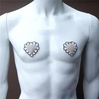 MOGlovers Cache-tétons réutilisables mignons en forme de bijou, adhésifs, pour soutien-gorge, cache-seins décoratifs sexy
