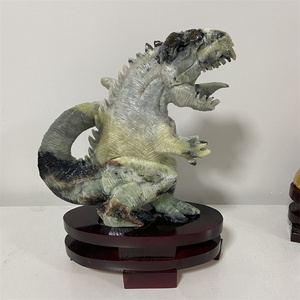 Drago in Pietra Preziosa Intagliato in Giada Xiuyan per Decorazione, Vendita all'Ingrosso - Product Image 6