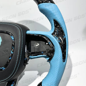 Volant sport en cuir bleu et fibre de carbone, directement de l'usine, pour Dodge Charger Challenger SRT 2019 2020 2021 2022 2023 - Product Image 3