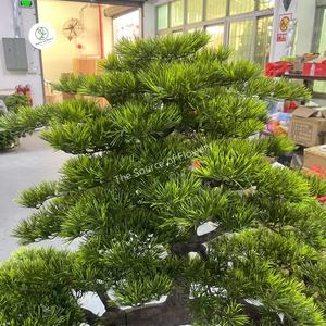 木プラスチック製松の木UV認定大型屋内人工ポドカルパス植物装飾 - Product Image 4