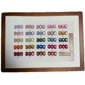 Style <span class=keywords><strong>français</strong></span> pour salon de manucure 1 ensemble de vernis à ongles en gel UV 24 couleurs y compris rouge blanc porcelaine petit bulbe œil de chat perles de verre - Product Image 5