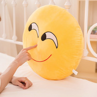 Offre Spéciale – Coussin en Peluche Amusant en Forme d'Émoticône, Rembourré en Coton PP Doux, Matière Polyester, Décoration de Canapé et Maison, Unisexe, 14