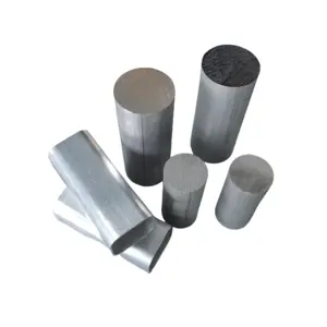 Barra de varilla de aluminio redonda de pulido de plata Lisa laminada en caliente de aleación 6061 7075 T6 de venta Industrial