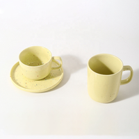 Vaisselle en céramique style nordique effet éclaboussures de peinture, bols, assiettes, tasses et soucoupes en porcelaine pour mariages, fêtes à domicile et cadeaux – Vente chaude
