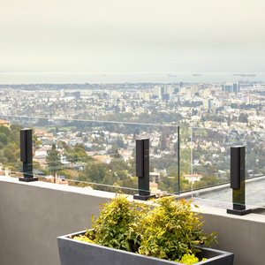 Baolcny đương đại mini bài cái vòi nước tầng núi lan can lan can lan can hệ thống cầu thang kính lan can nhà sản xuất - Product Image 5