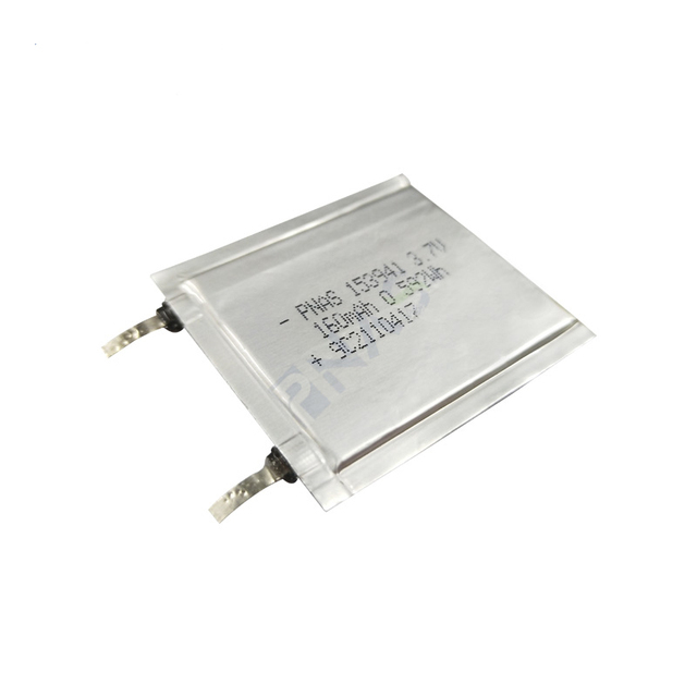 Ultra-Thin 1.5~2.0mm Lithium Battery Pack 3.7V 160mAh Card-Style 153941 Rechargeable Pouch Ion Batteries for Translator