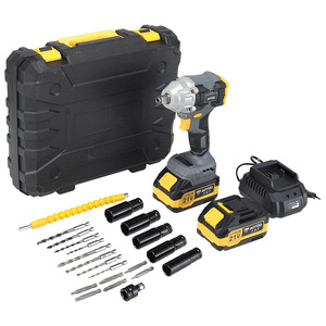 Cross-Border Rechargeable Impact Wrench High Torque Multi-Functional Woodworking Socket Tool 21V Industrial 350Nm - Product Image 1