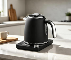 Stainless Steel Electric <b>Kettle</b> with Auto Shut-Off and Boil Dry Protection 1.0 Liter Cordless Hot Water Boiler with Swivel Base - Product Image 2
