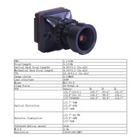 Caméra FPV à vision nocturne haute résolution 1920x1080 pour drones avions usinés CNC équipés d'accessoires UAV en acier inoxydable
