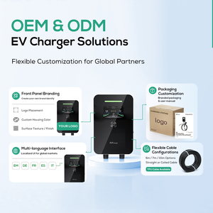 Borne de Recharge pour Voiture Électrique Ovrod 22 kW Wallbox Station de Recharge pour Véhicule Électrique 32A 22 kW Type 2 Chargeur EV - Product Image 4