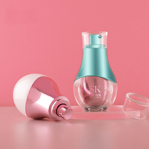 Flacone in Plastica a Forma di Lampadina da 30ml per Fondotinta Liquido, Confezione Cosmetica per Base Trucco, Contenitore per Liquidi Tonalizzanti - Product Image 4