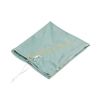 Sac en velours vert menthe portable à 4 compartiments, support pour tuiles de mahjong de 19 pouces, sac de rangement pour les jeux de société