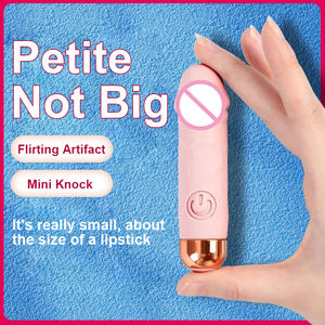 Massaggiatori Tascabili Realistici in Silicone Delicato sulla Pelle Mini Strumenti per Massaggio Giocattoli per Adulti Vibratore Bullet - Product Image 4