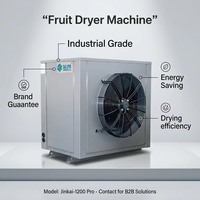 Betrouwbare warmtepomp fruitdroogmachine met lange levensduur voor verwerking