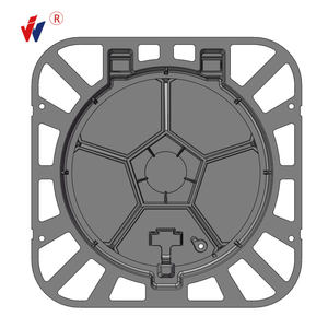 Coperchio per pozzetto <span class=keywords><strong>in</strong></span> <span class=keywords><strong>ghisa</strong></span> pressofusa anti-effrazione, quadrato, EN124 B125, <span class=keywords><strong>in</strong></span> <span class=keywords><strong>ghisa</strong></span> sferoidale GGG 500-7 - Product Image 6