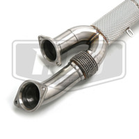 Tubo de Escape de Alto Rendimiento de 3.5 Pulgadas de Diámetro, Tubo Intermedio de Igual Longitud, Tubo Delantero de Igual Longitud para BMW M3/M4 G8X (G80/G82/G83) 3.0T 2021-2023