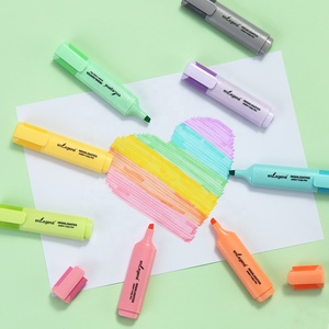 Marcadores Fluorescentes Anti-Rollo para Escritorio: Colores <span class=keywords><strong>Pastel</strong></span> Suaves + Estuche de Diseño Elegante - Product Image 3