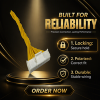 Konektor Kabel Molex Sherlock 35507 2.0mm Single Row Wire to Board dengan Pengunci Terpolarisasi 2 hingga 16 Sirkuit