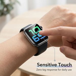 ฟิล์มไฮโดรเจลแบบนิ่ม OEM EPU สำหรับ Apple Watch SE 4 HD ฟิล์มกันรอยหน้าจอใส ป้องกันรอยขีดข่วน ฟิล์มสมาร์ทวอทช์แบบโค้งเต็มจอ - Product Image 4