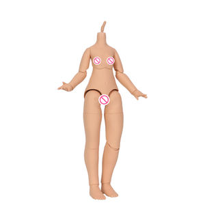 Muñeca BJD 1/4 para Cuerpo Articulado Desnudo, Muñeca BJD con Cabeza Abierta, Maquillaje BJD, Muñecas <span class=keywords><strong>de</strong></span> Piel Bronceada, Ojos Intercambiables DIY - Product Image 6