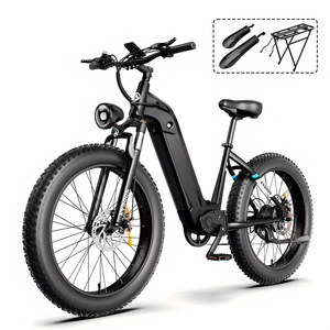 Vélos électriques de ville à longue portée de 50 km QJ900S, vélo électrique à pneus gras de 26 pouces pour adultes, vélo électrique urbain, vélo électrique adulte - Product Image 2