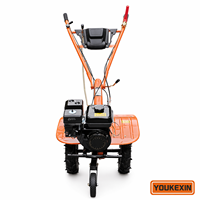 Mini Motocultor de Gasolina de Accionamiento Directo, 800-1000 mm de Ancho, 6/8 Velocidades, 7/9 HP, para Agricultura, Venta Directa de Fábrica