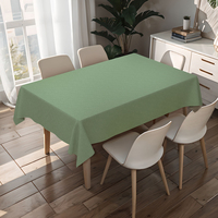 Nappe carrée en PVC brun clair de qualité supérieure RNPT, motif rose, nappe protectrice anti-rides pour table à manger, table basse
