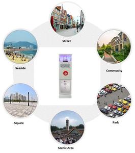 Téléphone d'urgence de station routière à lumière bleue du fabricant, version <span class=keywords><strong>IP</strong></span>, numérotation automatique, avec support sur poteau KNZD-25 - Product Image 5