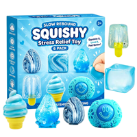 Coffret Cadeau Squishy Best-Seller : Squishies Anti-Stress en Forme de Sucre de Malt, Jouets Créatifs en Pâte Souple pour Enfants de 5 à 7 Ans, pour Libérer les Émotions