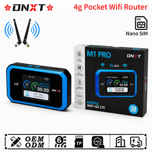 เราเตอร์พกพา DNXT pocket wifi CRC9 เสาอากาศ 4G ความจุแบตเตอรี่ 3000mAh หน้าจอ LCD 2.4 นิ้ว สำหรับการเดินทาง - Product Image 1