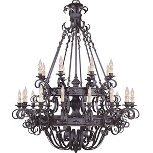 Lámpara <span class=keywords><strong>de</strong></span> Araña Grande <span class=keywords><strong>de</strong></span> Estilo Retro Americano para Sala <span class=keywords><strong>de</strong></span> Estar, Iluminación para Escaleras con Techo Alto, Lámpara <span class=keywords><strong>de</strong></span> Estilo Clásico <span class=keywords><strong>de</strong></span> Castillo Antiguo - Product Image 1