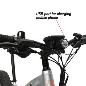 จักรยานเสือภูเขาไฟฟ้า TXED Classic 26"x4.0 ล้ออัลลอยด์ แบตเตอรี่ลิเธียม 48V/14.5Ah 9 สปีด ระบบกันสะเทือนเต็มรูปแบบ เบรกดิสก์ - Product Image 5