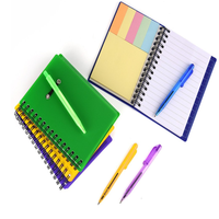 2019 Ensemble cahier fabricant règle de cahier spirale avec papier de couleur