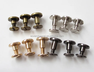 بيع بالجملة الكربون الصلب شبه أنبوبي شيكاغو المسمار رأس قبة الذكور والنساء المسامير الاستخدامات المختلفة - Product Image 2