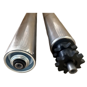 Rouleau de convoyeur en acier au carbone zingué neuf de fournisseur chinois, rouleau non poreux pour ligne de convoyage, pièces de rechange - Product Image 3