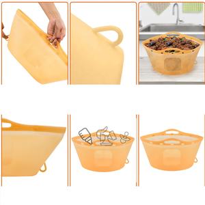 Bolsas esterilizadoras de vapor de <span class=keywords><strong>microondas</strong></span> de silicona grande, bolsas de vapor de silicona reutilizables para biberones, extractor de leche - Product Image 2