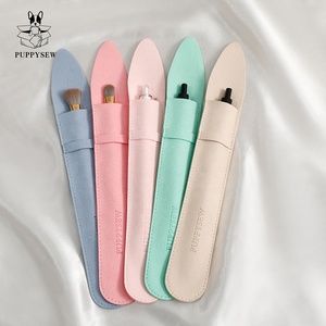 PUPPYSEW 18*3cm Microfiber <b>Envelope</b> Pouch Bag Packing Bags Handmade Eyebrow Pencil Protective Case Cover with Custom logo - Product Image 6