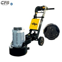 Ponceuse à béton portée à conducteur, largeur de ponçage 280 mm, variateur de vitesse pour entrepreneur en revêtements époxy