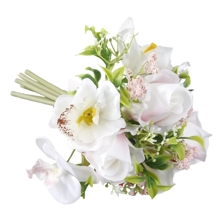 2021 свадебное украшение, искусственная Роза, цветок орхидеи, 25 см, подарки на день Святого Валентина, цветок, искусственный декор, Орхидея