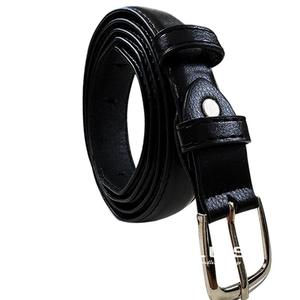 Cinturón Runqi de Cuero PU Negro con Hebilla, Extra Largo 120cm, Verano 2025 - Product Image 3