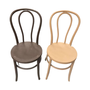 اللون الطبيعي التصميم الحديث الراتنج البني الأسود ثونيت بينتوود كرسي القهوة - Product Image 6