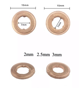 100pc 7*15*2ミリメートルEURO-IIIコモンレールインジェクタノズル銅パッド用ディーゼル噴射装置 - Product Image 3