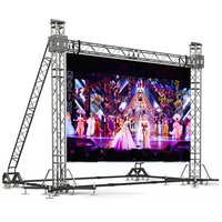 Écran LED à enroulement P2.6 avec système électrique pour affichage publicitaire en extérieur lors de festivals et bars