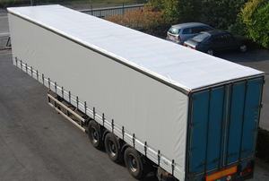 Lona de PVC para Camión de <span class=keywords><strong>Transporte</strong></span> de Mercancías, Lona para Cubrir Remolques, Resistente a los Rayos UV, 900GSM, PVC de Doble Capa, Poliéster Resistente - Product Image 3