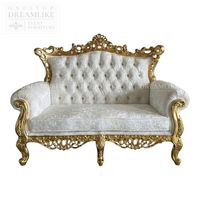 Trône royal moderne doré de luxe en bois, mobilier de maison pour hôtel, appartement, salon et réceptions